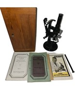 Antique Bausch &amp; Lomb Optical Abbe Refractometer With Wooden Box  - £233.01 GBP
