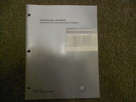 2005 Volkswagen Elsaweb Electronic Service Information System Service Manual 05 - £28.86 GBP