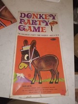 Pin the Tail on the Donkey Game Vintage 1967 Whitman Kids Party Game Ret... - £20.63 GBP