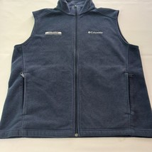 Columbia WM6747 Men's Cathedral Peak II Vest Full Zip Navy Blue Size Large image 8