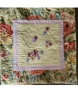 C&amp;F Home ~ Multicolored Floral ~ 18&quot; x 18&quot; ~ Cotton ~ Embroidered Pillow... - €25,89 EUR