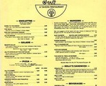 Jilly&#39;s East Menu Seattle Washington 1970&#39;s Kelly&#39;s French Dip Sandwiches.  - £29.59 GBP