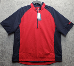 Cutter &amp; Buck Golf Jacket Men XL Multicolor Performance Short Sleeve Qua... - $34.35