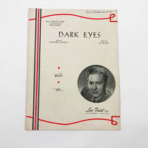 Dark Eyes 1940 Vuntage Sheet Music MGM Prduction Balalaika 8 Pages - $9.89