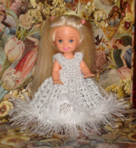 Hand crocheted Doll Clothes for Kelly or same size dolls #2531 - £9.57 GBP