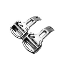 12/14/16/18/20mm Stainless Steel Folding Buckle Clasp For Cartier Watch ... - $19.50