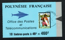 French Polynesia Sc # 611a MNH Net Thrower booklet of 10 Self-Adh(1993)Post - £5.99 GBP