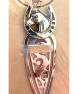 Horse Bookmark Bookmarker Silver Metal Horses Pony Ponies NEW Western Tr... - $13.47