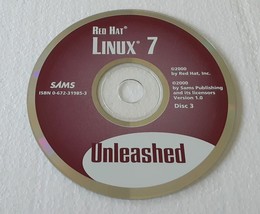Vintage Red Hat Linux 7 Unleashed 2000 CD - £9.30 GBP