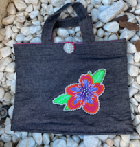 deluxe flower patch tote bag - $8.20