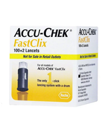 Accu Chek Fastclix 100+2 Lancets - $12.50
