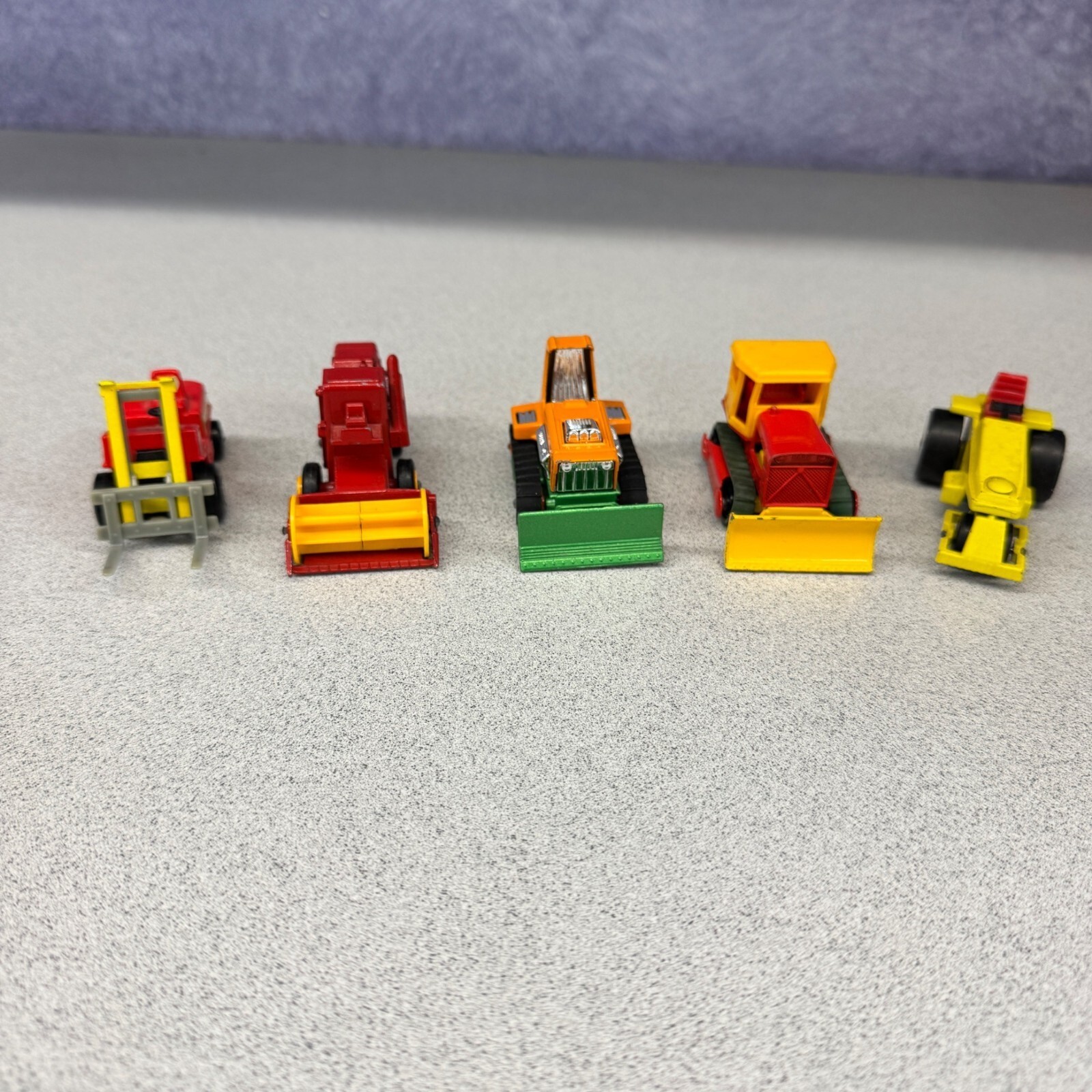 Matchbox Lesney Construction Vehicles Lot of 5 Vintage Diecast England 1... - £22.33 GBP