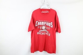 Vtg Mens XL Faded 2002 National Champs Ohio State University Football T-Shirt - £27.12 GBP