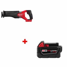 Milwaukee 2821-20 M18 FUEL SAWZALL Recip Saw w/ FREE 48-11-1850 Battery ... - $312.99