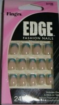 FING&#39;RS EDGE Fashion Nails Glue/Stick-On Manicure 24 Nails #31120 N49 - $7.69