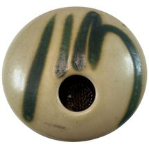 Coyote Roadhouse Studio Pottery Ikebana Vase Mid-Century Style Taupe Gre... - $12.99