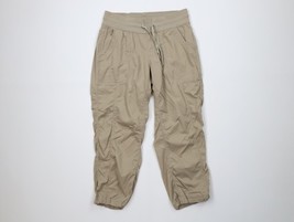 The North Face Womens Size Small Spell Out Cuffed Capris Joggers Pants B... - $34.60
