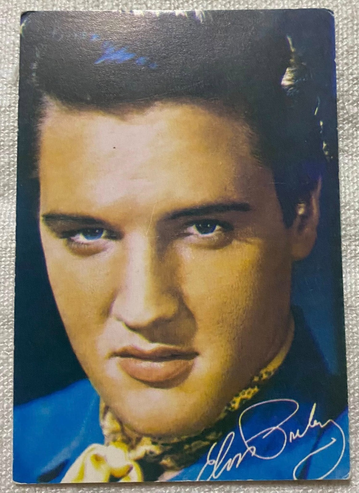 ⭕VTG card pocket calendar 1985 ELVIS PRESLEY Portugal group music singer - $4.46