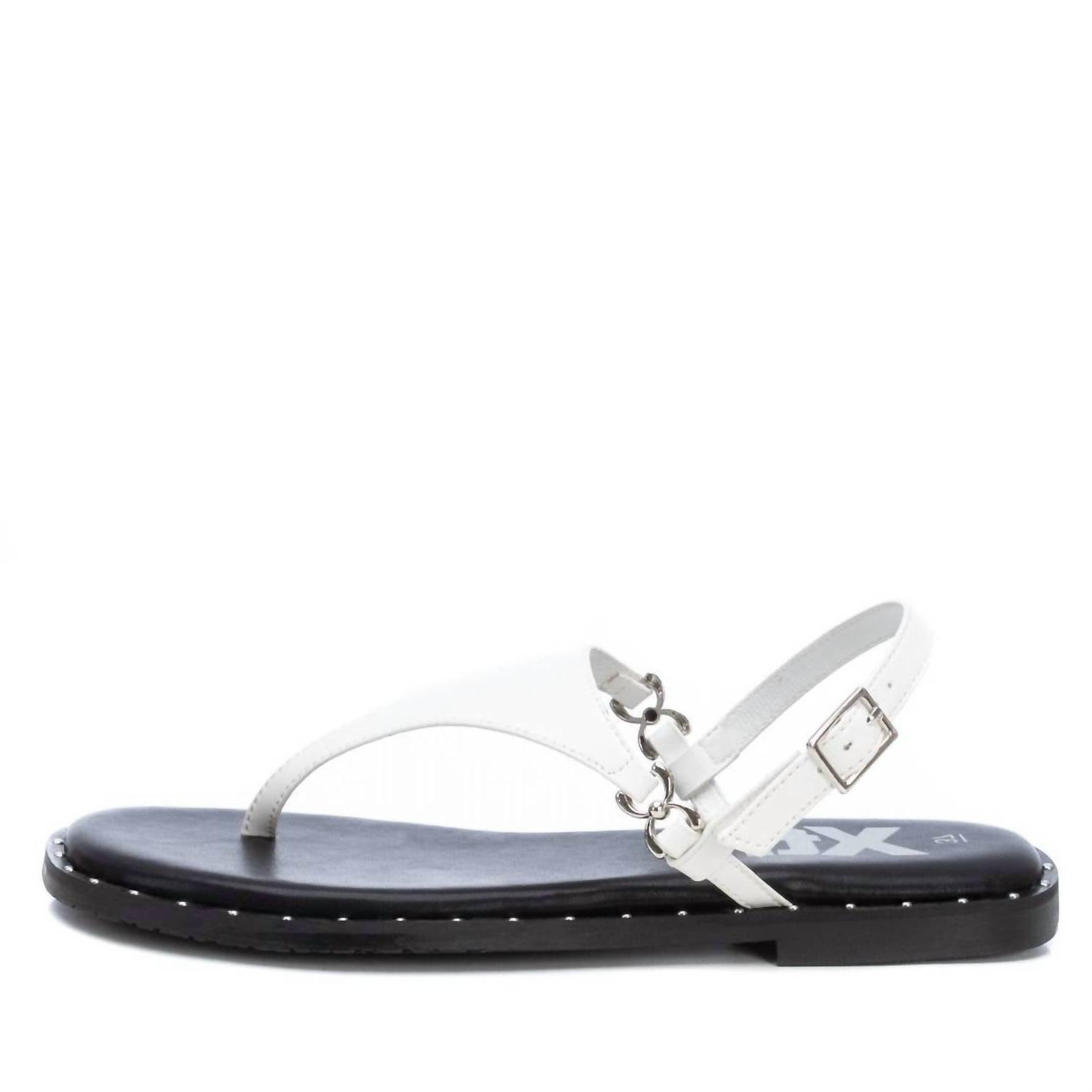 Xti Women&#39;s Flat Slingback Sandals White - $48.00