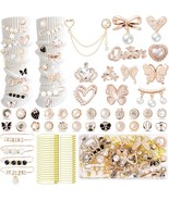 RQAYE 80pcs Junk Socks Charms Kit Brooches and Pins for Women Gold Shoe ... - $38.38 CAD