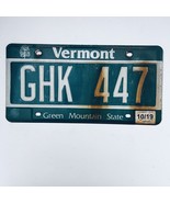 2019 United States Vermont Green Mountain Passenger License Plate GHK 447 - $24.42 CAD