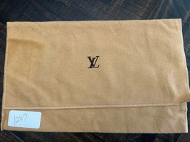Louis Vuitton Brown Fold Over Envelope Dust Bag 12&quot; x 7&quot; - $501.23 MXN