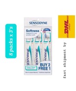 8 Packs  x 3 Sensodyne Toothbrush Deep Clean Soft Bristles for Sensitive... - $162.34 CAD