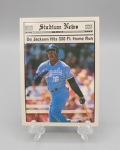 1989 Stadium News Limited Edition Bo Jackson Kansas City Royals Baseball Card - £1.36 GBP