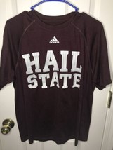 Mississippi State Adidas Tshirt Sm Hail State Davis Wade Stadium Scott Field 100 - £11.87 GBP