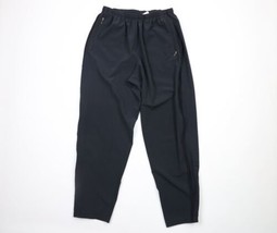 Vintage Nike Mens Large Travis Scott Mini Swoosh Stretch Zip Cuff Pants Black - £35.16 GBP