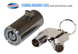 Universal Replacement Plug Lock - #EB01 for Soda / Snack Vending NEW with Keys - £7.88 GBP
