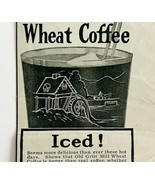 1906 Old Grist Mill Coffee Iced Advertisement Ephemera 3.25 x 4.25&quot; - $27.43 CAD