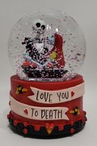 Disney The Nightmare Before Christmas Jack &amp; Sally Valentine's Day Snow ... - $58.40
