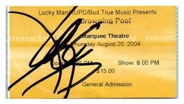 Drowning Piscina Ticket Stub Agosto 26 2004 Tempe Arizona Autografato - $59.38