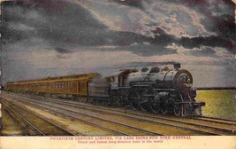 Twentieth Century Limited New York Central Railroad Train 1910 postcard - $6.93