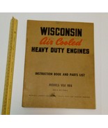 Wisconsin Air Cooled Heavy Duty Engines instruction and parts list model... - £12.39 GBP
