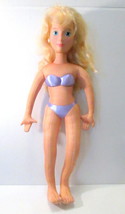 1986 Vintage Mattel Hot Looks Mimi 18&quot; Fashion Model Doll Blonde Hair No Clothes - $24.00