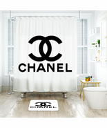 Chanel_001 Shower Curtain Bath Mat Bathroom Waterproof Decorative Bathtube - $428.95 MXN+