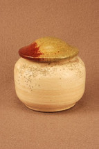 RAKU Unique Ceramic Companion Small/ Keepsake Funeral Cremation Urn #K0014 - £119.47 GBP