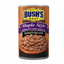 4 Cans of Bush&#39;s Best Maple Style Baked Beans 398ml Each -Free Shipping - £28.76 GBP