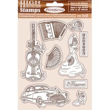 Stamperia Cling Rubber Stamp 5.5&quot;X7&quot; Elements, Desire - $37.26