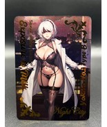 2B Nier Automata Custom Night City Waifu Card Goddess Story - £10.97 GBP