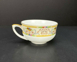 Vintage Antique Pirkenhammer Czechoslovakia China Porcelain Floral Tea Cup - £6.94 GBP
