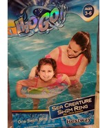 H20 GO! SEA CREATURE Swim Ring Ages 3-6  Inflatable 20&quot; Pool Float - £2.39 GBP