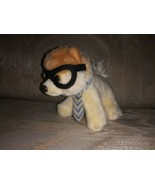 Gund Itty Bitty Boo Nerdy Dog 6&quot; Plush 022 Dog Tie Glasses Stuffed Anima... - £10.86 GBP