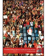 2006 Old Spice Red Zone Deodorant Vintage Print Ad Stadium Bleachers Wal... - $10.97