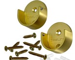 Closet Rod Support Flanges With Screw On Attachment | Heavy Duty 32Mm Di... - £33.28 GBP