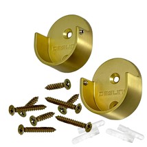 Closet Rod Support Flanges With Screw On Attachment | Heavy Duty 32Mm Di... - £34.39 GBP