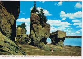 New Brunswick Postcard World&#39;s Largest Flower Pots - £2.33 GBP