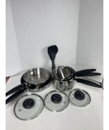 Tools of The Trade Stainless Steel 8Piece Cookware Set Dishwasher Safe L... - £33.47 GBP